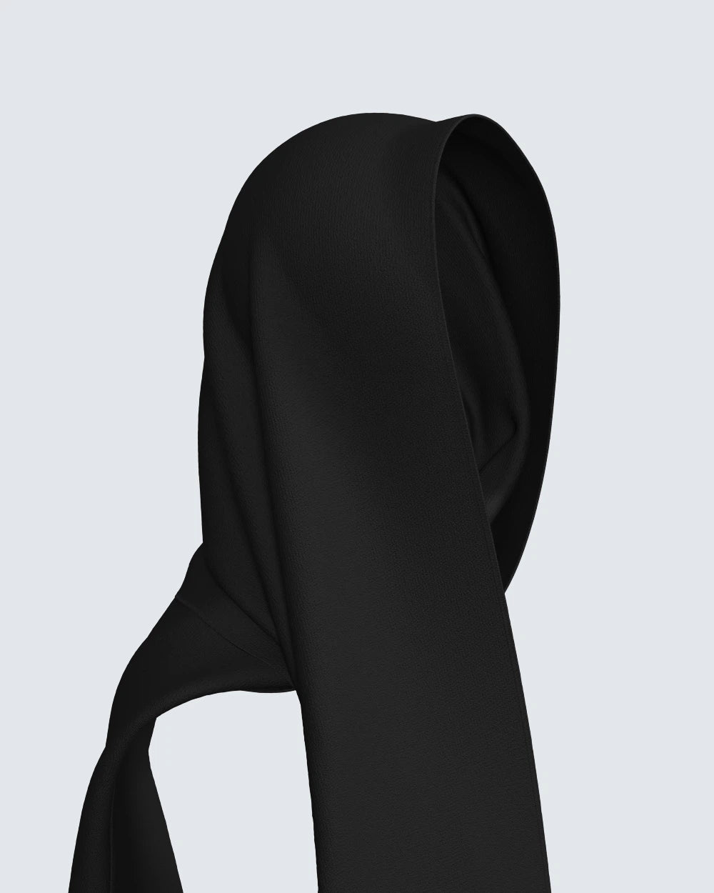 Premium Jersey Hijab - Coal Black - Satinaa Abayas