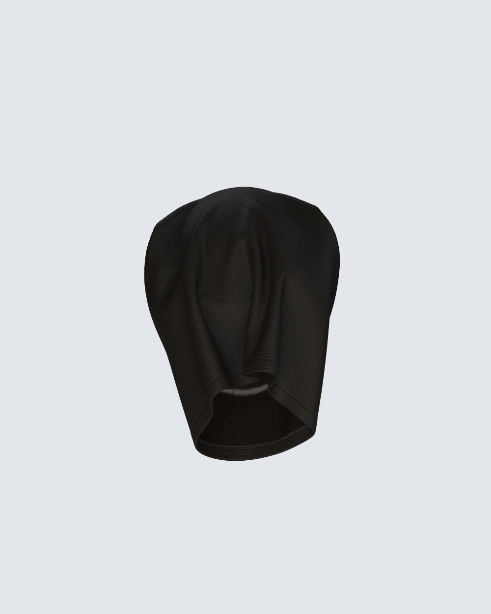 Satin Lined Undercap - Coal Black - Satinaa Abayas