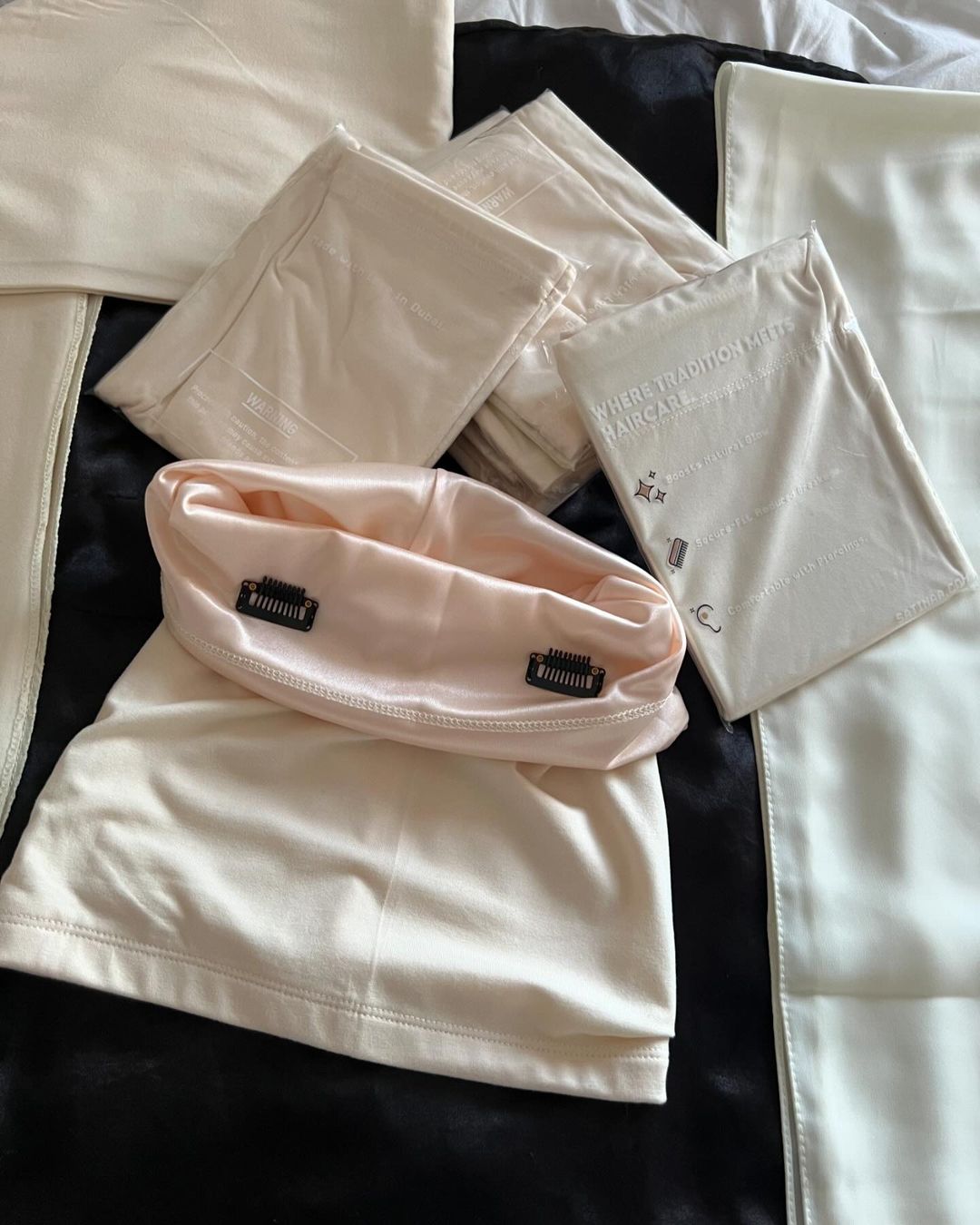 Jersey Vanilla Cream Hijab Set - Satinaa Abayas